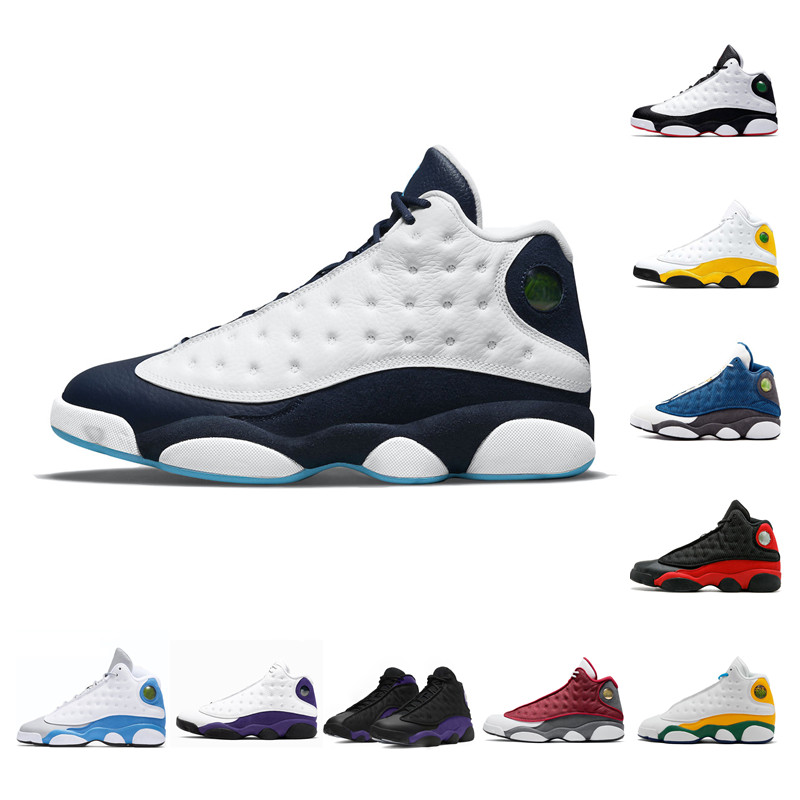 

2022 Hyper Royal Basketball Shoes 13 Black Cat Cap And Gown Aurora Green Jumpman 13s Low Playground Reverse He Got Game Reflective Men women sneaker, Bubble bag
