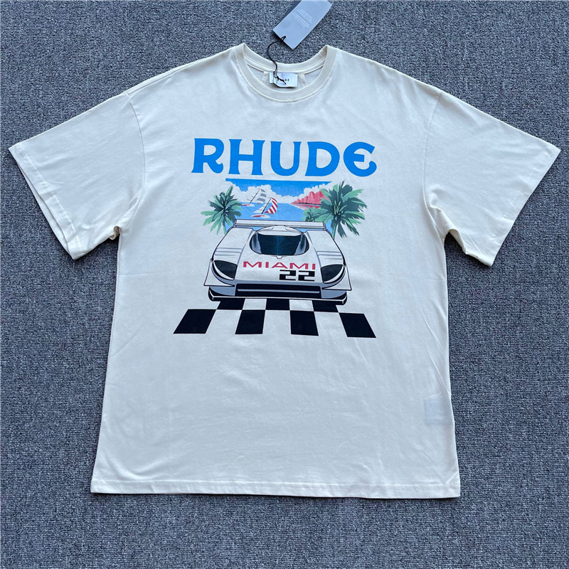 

T Shirt High Street Print Men and Women Short-sleeved Tees Shirts