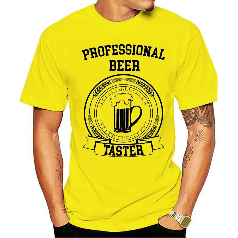 

Men' T-Shirts Professional Beer Taster Cool Design Certificate Men T Shirt For T-shirt Clothing Plus Size, White