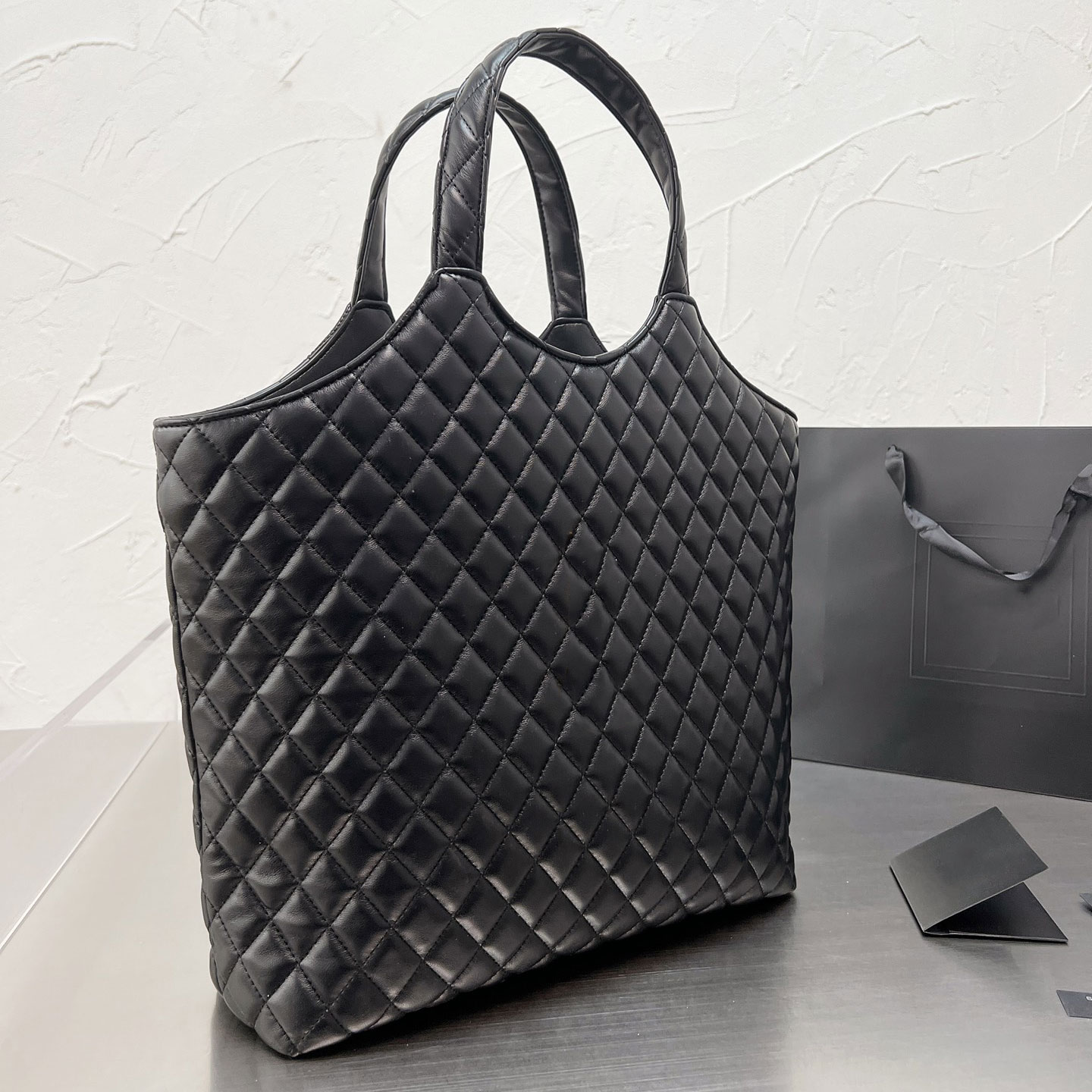 

Desiner Gaby black handbag shopping tote bag