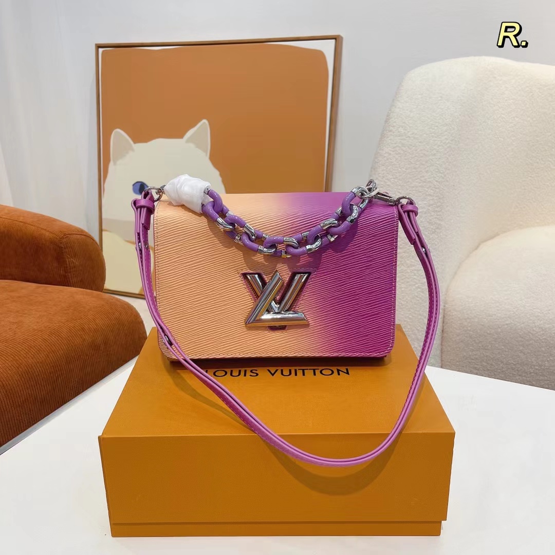 LV Twist Women Bag Luxurys Designers Sacs 2022 Water Ripple Crossbody Purse sacs Hands Sacs Tote Classic