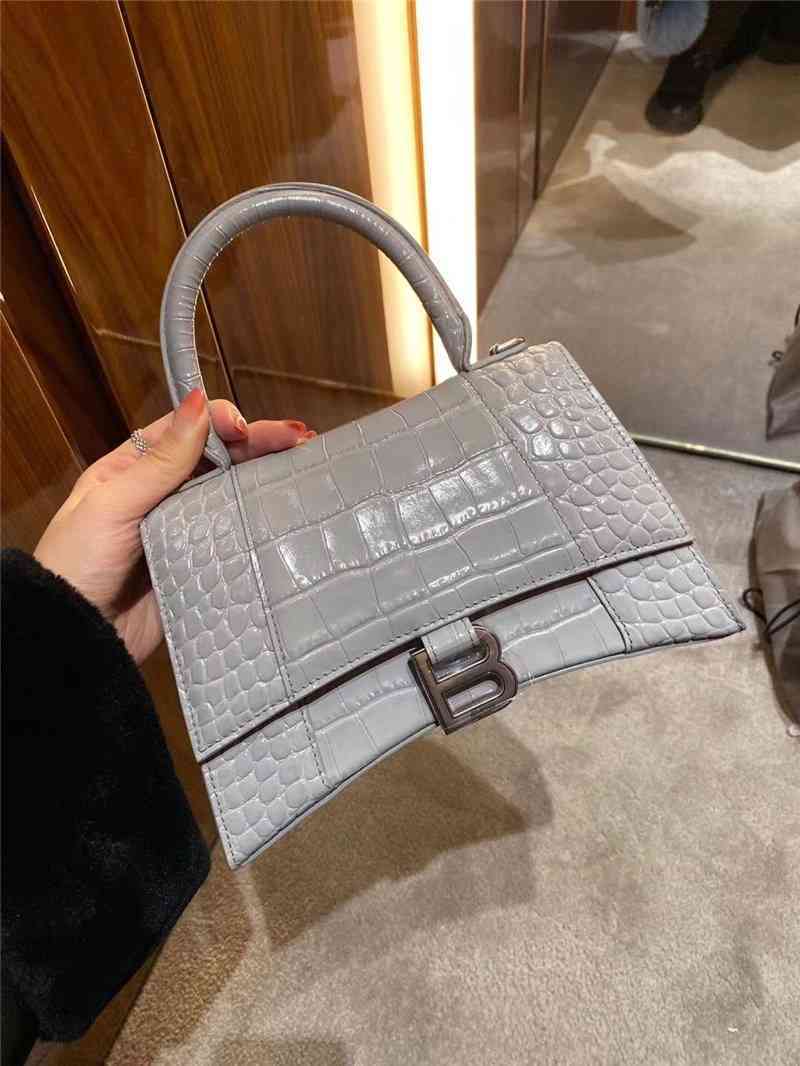 

balencaigas Designer Italy Women Hourglass Alligator Bag Xs One Shoulder Hand 3yqa