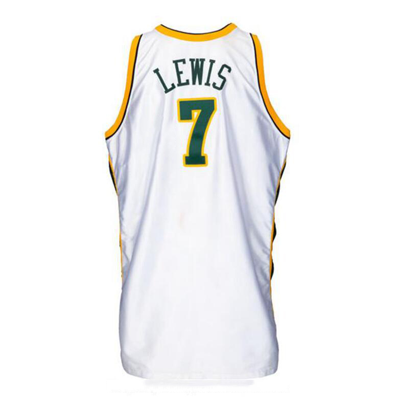 Maillot de basket-ball cousu Rashard Lewis Mitchell Ness 2002-03 Mesh Hardwoods Classics maillots rétro hommes femmes jeunesse S-6XL