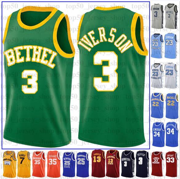 

Allen 12 Ja Morant Iverson NCAA James Harden Michael Vince Curry Carter Lew Stephen Alcindor Jimmer Hardaway Fredette Will Smith Trae westbrook Young Webber, Men jersey