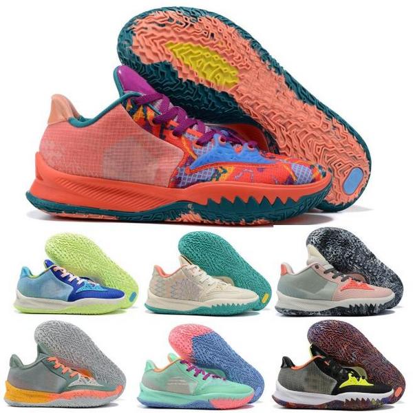 

Kyries Low Basketball Shoes 4 4s Kyrie Men Sneakers Bright Crimson Aquatone Keep Sue Fresh Dynasty Black Grey Rattan 2022 Top Lows Chaussures Trainers, Cream