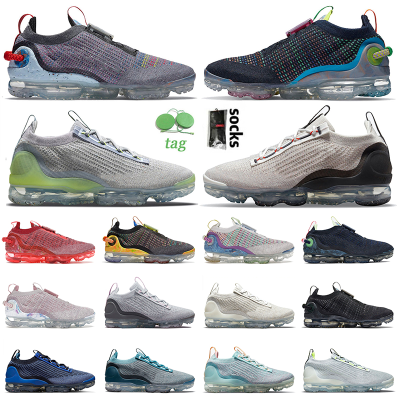 

2022 Top Running Shoes Fly Knit 2020s 2021 Sports Sneakers Deep Royal Blue Smoke Grey Particle Liquid Lime Light Bone Laser Orange Obsidian Mens Women Jogging 36-45, C16 obsidian 40-45