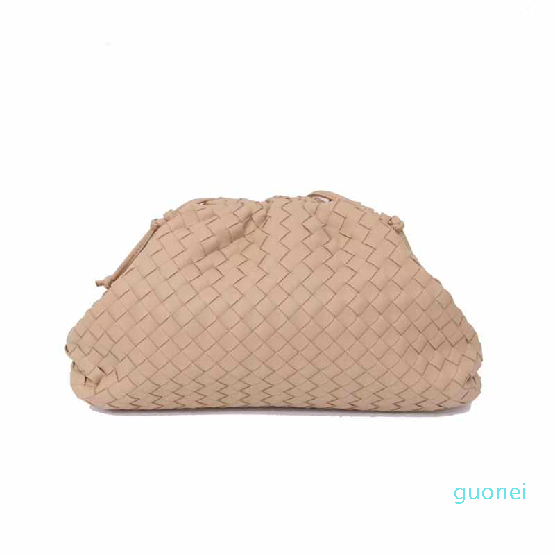 

Top Quality Ladies Shoulder Bags High-end Luxury Braided Cloud Bag Wallets Designer Crossbody Solid Color Versatile Ladies Handbag Wallet j5, Small yellow