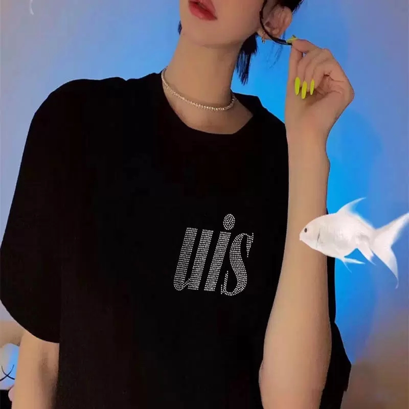 Men T-shirt Cotton Round Neck T Shirt For Mens Tshirts Famous Brand High Quality European And American Fashion Letters Printed Logo Summer Casual