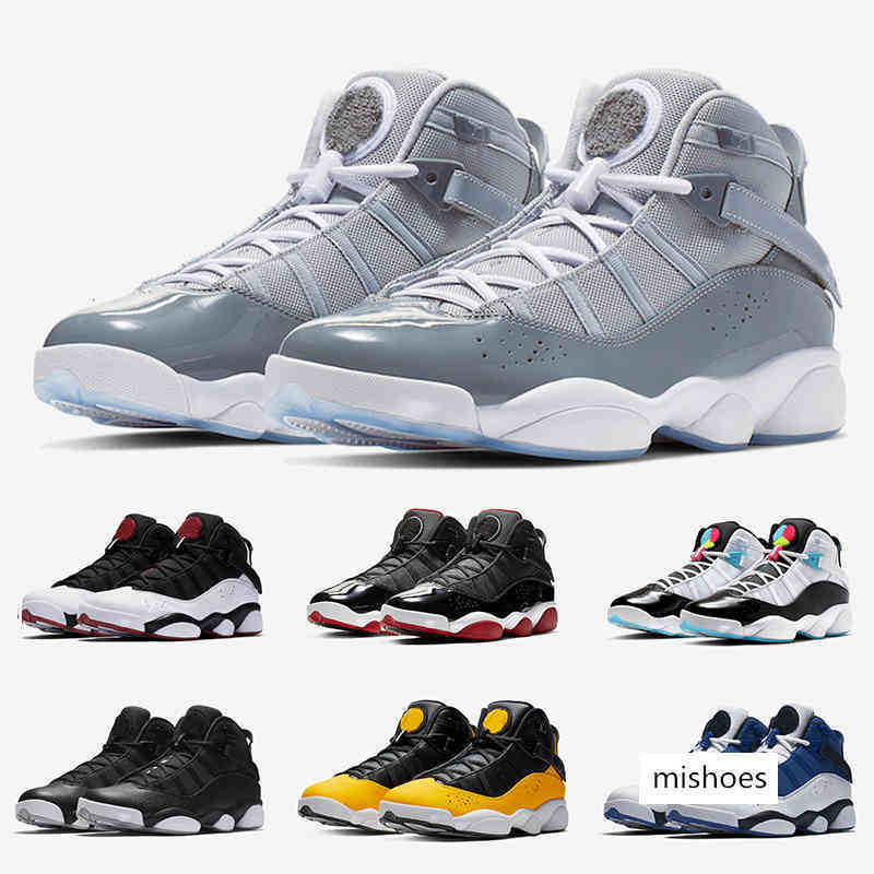 6 6s Six Rings Mens Basketball Shoes Cool Grey Concord Bred Green Gym Red Space Jam Men Women Designer Sports Sneakers Trainers 36-47