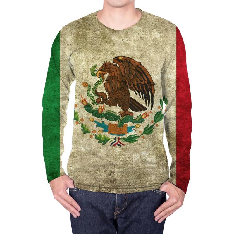 

Men's T-Shirts Mexico Long Sleeve T Shirt Men National Flag Funny Shirts Animal Hip Hop Eagle 3d Printed Tshirt Mens Clothing SummerMen's, Cx-aaa2-10265