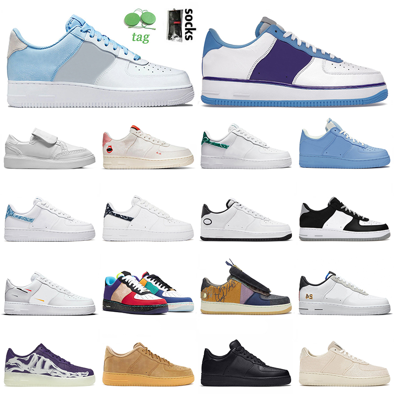 

High Quality Low Skate Running Shoes Mens Women Psychic Blue 75th Anniversary Lakers Kwondo Paisley Green MCA University Blue Hoops Cactus Jack Sports Sneakers 36-45, D22 purple skeleton halloween 40-46