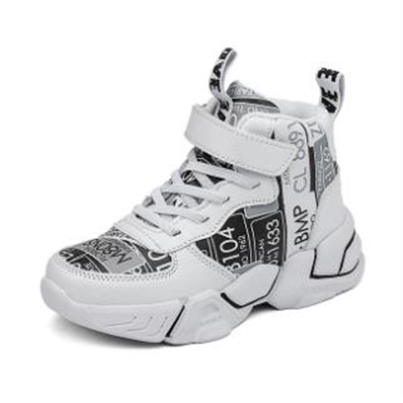 

Athletic & Outdoor 2022Autumn Winter Sneakers Kids Shoes For Girls Boys Warm Plush Young Children Fashion Casuals Footwear High TopAthletic, Black