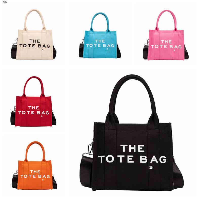 

Totes Bag Marc Tote Bag Handbag Shoulder Bags Women Designer Fashion Clutch Casual Canvas Handbags Summer Ladies Crossbody Letter Printing Size 25/21/11cm, Extra cost ship nothing