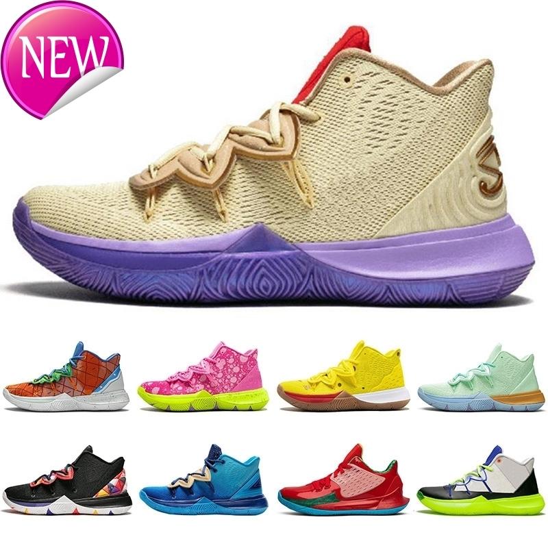 

Cheap Kyrie Irving \\Rspongebob 5 5s Jumpman Men Basketball Shoes Friends Usa Patrick Mens Trainers Sports Sneakers Size 7 -12 B, 16