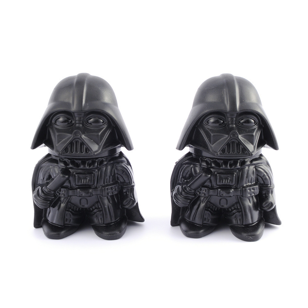 

Metal tobacco herb grinder smoking accessories black knight shape Three layer zinc alloy cigarette grinders