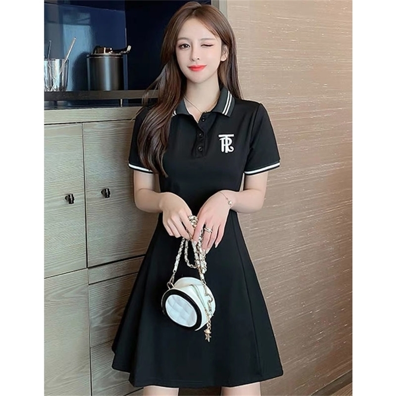 

Mini Short Korean Casual Tunics Fashion Elegant Bodycon Vintage Prom Women s Dresses Wrap Sexy Party Summer Light Dress Loose 220614, Black