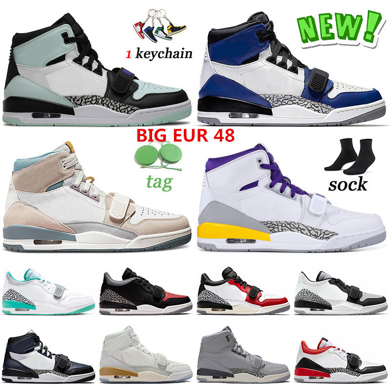 

BIG EUR 48 Legacy 312 Mens Women Basketball Shoes Storm Blue Light Aqua Igloo White Mystic Navy Lakers Low Turquoise Bred Cement Chicago Sports, B4 lakers 36-46