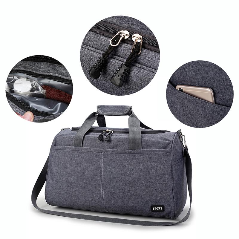 

Duffel Bags Fashion Travel Bag Large Capacity Men Hand Luggage Duffle Handbags Weekend Women Messenger Dry Wet Separation Pouch XA802F, Red s
