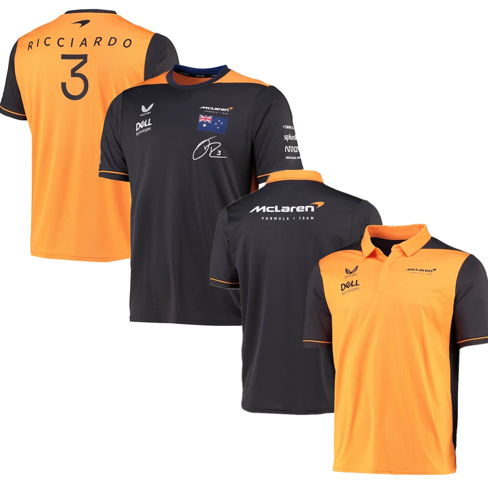 

McLaren 2022 Team Polo 2022 2023 F1 Sweater Hoodie shirt Long sleeve shirt Fans Tops Tees AMG Petronas F1 Team Polo White Black t-shirt, Beige