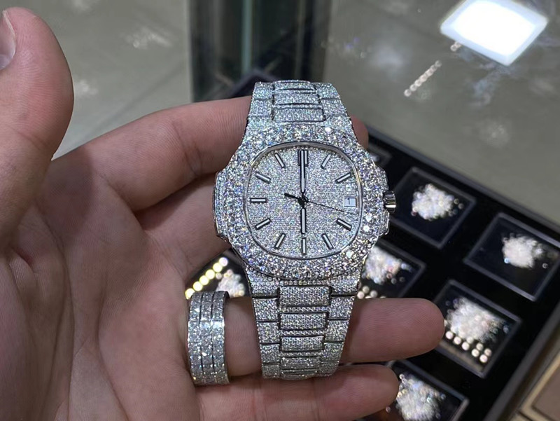 

luxury mens watches 4130 movement watches for men 3255 montre de luxe watch Mosang stone moissanite diamond watchs wristwatch Mechanical automatic 904L z22, Screwdriver 1.2mm [one]