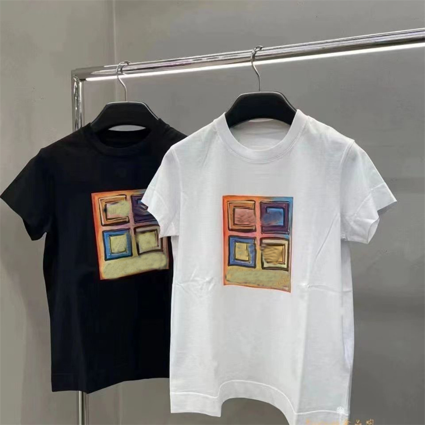 2022 The New Mens Designer T Shirt Summer Womens Tshirts Couples Print Short Sleeve Tees Streetwear White Graffiti Pattern Asian size M-3XL