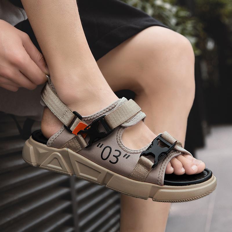 

Sandals 2022 Sandali Masculino Trekking Gladiators Rubber Classic Sport Hombre Rope Sandal Summer Zandalias Sandale Slide Men, Black
