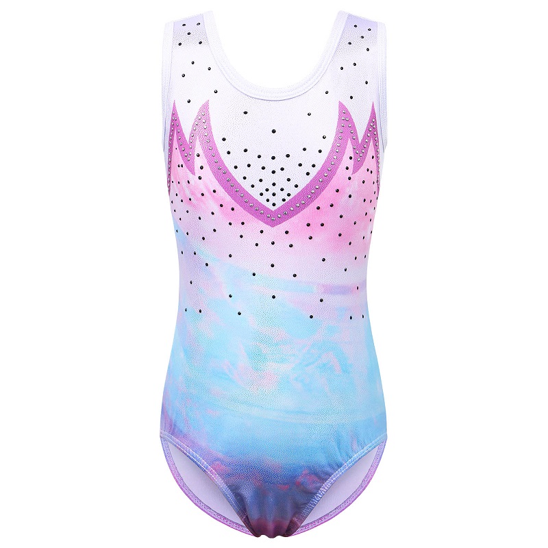 

Children Girls Dancewear Cute Sleeveless Dance Dress Light Colorful Shiny One-Piece Tank Kids Teens Pattern, F0g c@nv@s