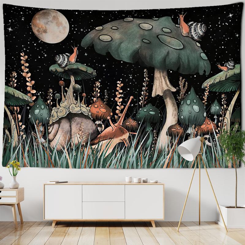 

Tapestries Quotes Mushroom Tapestry Mycology Wall Hanging Identification Chart Diagram Illustration Art Boho Room DecorTapestries
