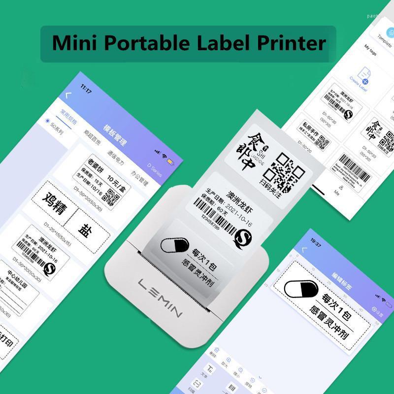 

Printers Portable Mini Thermal Label Printer 203dpi Printing Stickers Wireless Inkless Pocket Bluetooth Notes PapersPrinters