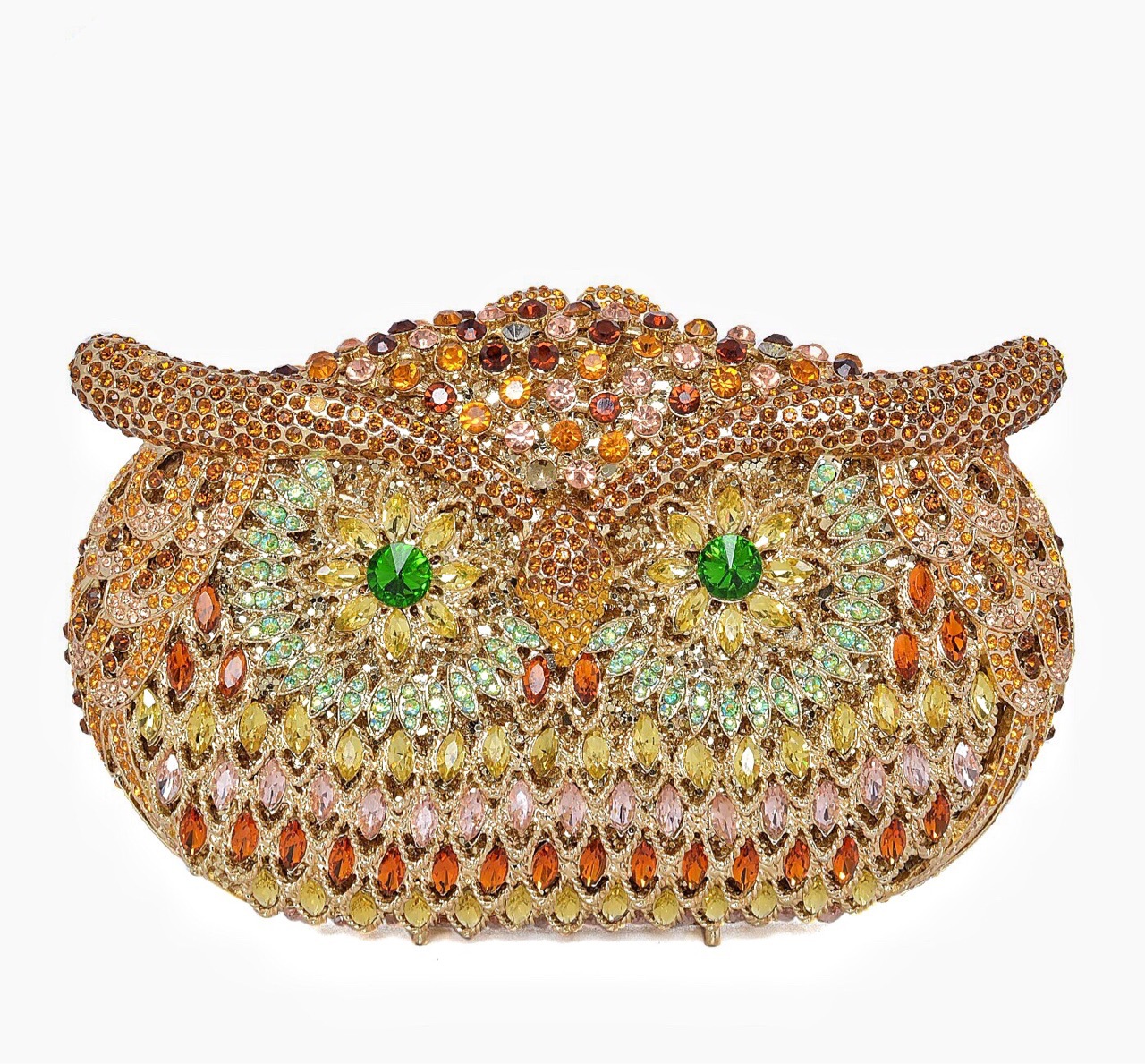 

2022 New Designer Owl Diamond Evening Bag Luxury Fashion High Quality Buckle Coin Purse, Red