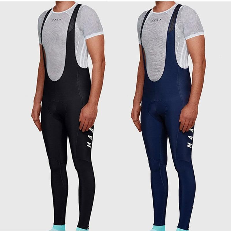 

Racing Pants MAAP Cycling Bib 20D Padded Men's Long Autumn Tights Downhill Balck/Blue Trousers Culotte Ciclismo, Picture color1