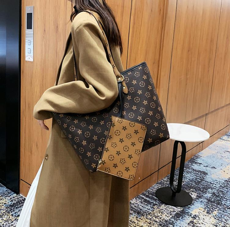 

Autumn/Winter Bags Versatile Trend Fashion Handbag Vintage Tote Women's Bag, As pic