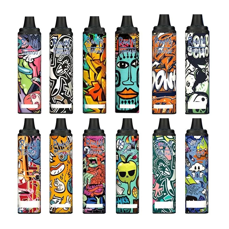 

Authentic RandM Tornado 6000 Puffs Disposable E Cigarette 6000 Puffs Rechargeable Vape Pen Device 12ml Prefilled Vapor Pod Stick