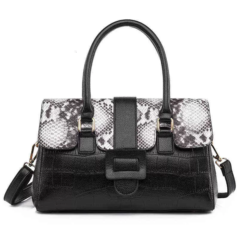 

Briefcases 2021 Large Capacity Msenger Busins Commuting Versatile Stone Pattern One Shoulder Portable Women's Bag