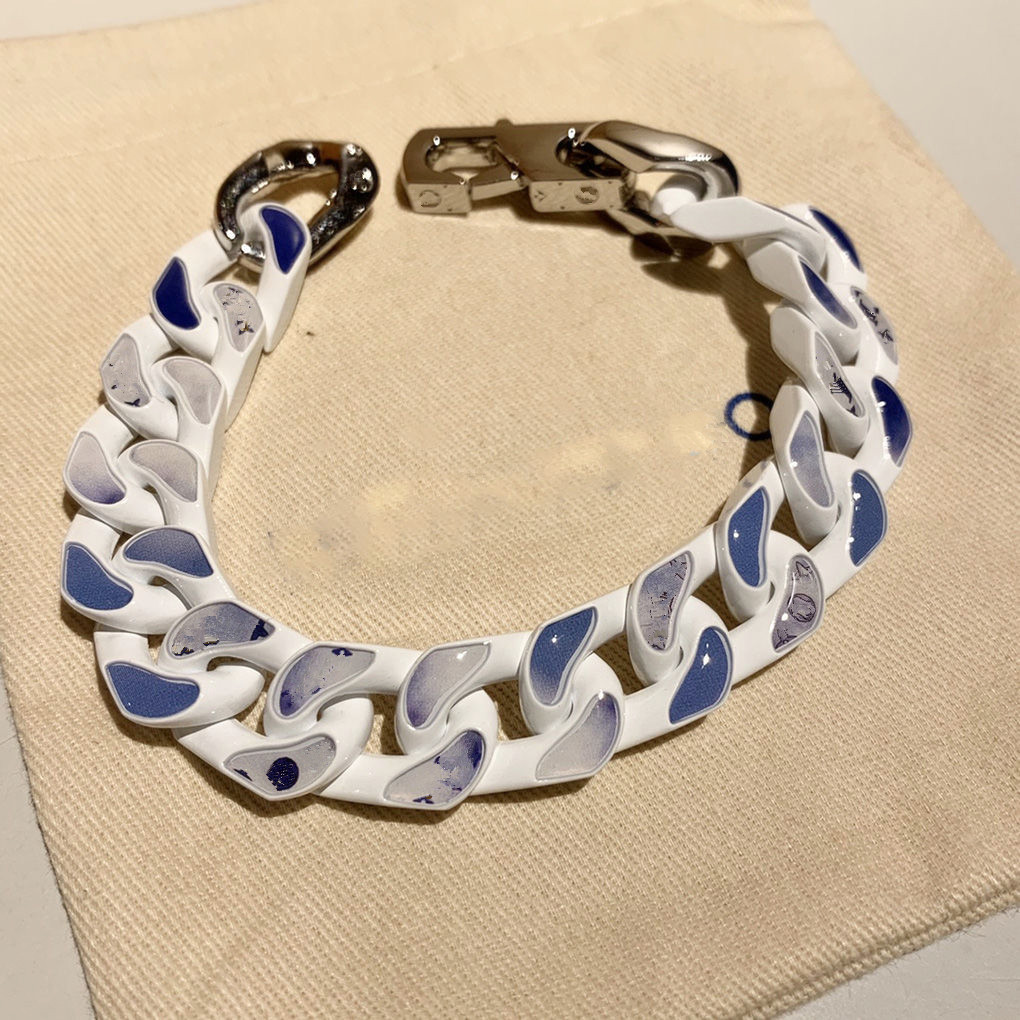 Designer Haute Qualité Argent Amour Bracelet Hommes Femmes Bracelets En Or Chaîne Personnalité De La Mode Hip-Hop
