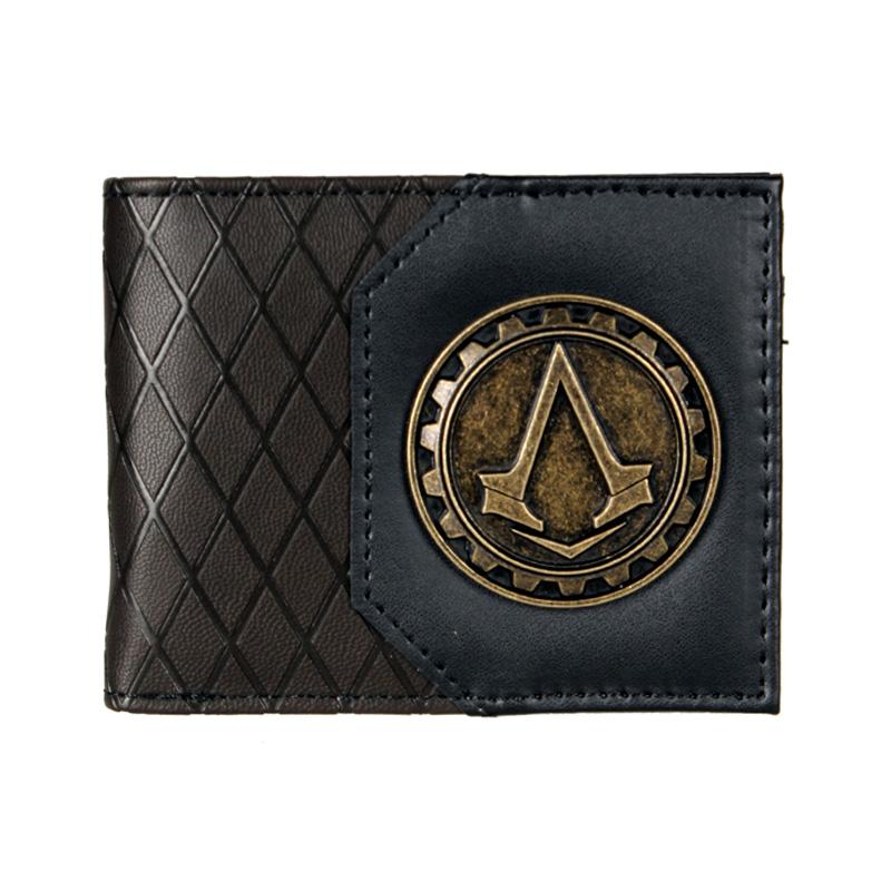 

Wallets Game Men Small Vintage Wallet High Quality Designer Short Purse 1985Wallets, Black