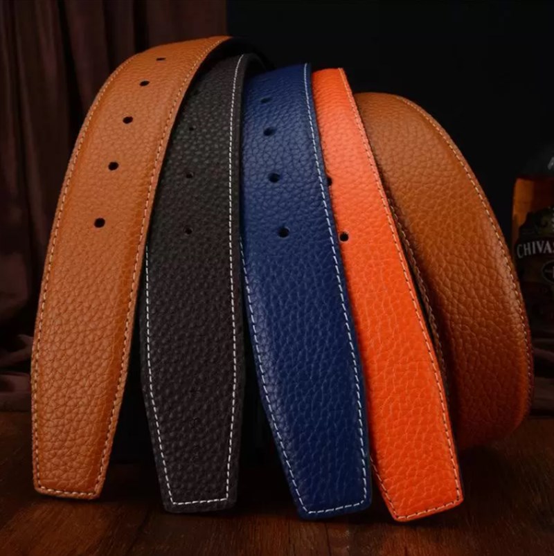 Hommes Designers Courroies Classic Fashion Business Business Ceinture Vente en gros de la ceinture Mens de Womens Metal Boucle En Cuir Largeur 3.