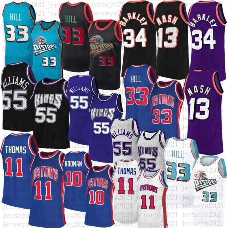 

Retro Mesh Grant 33 Hill Dennis 10 Rodman Jersey Isiah 11 Thomas Steve 13 Nash Barkley Jason 55 Williams Jerseys, As