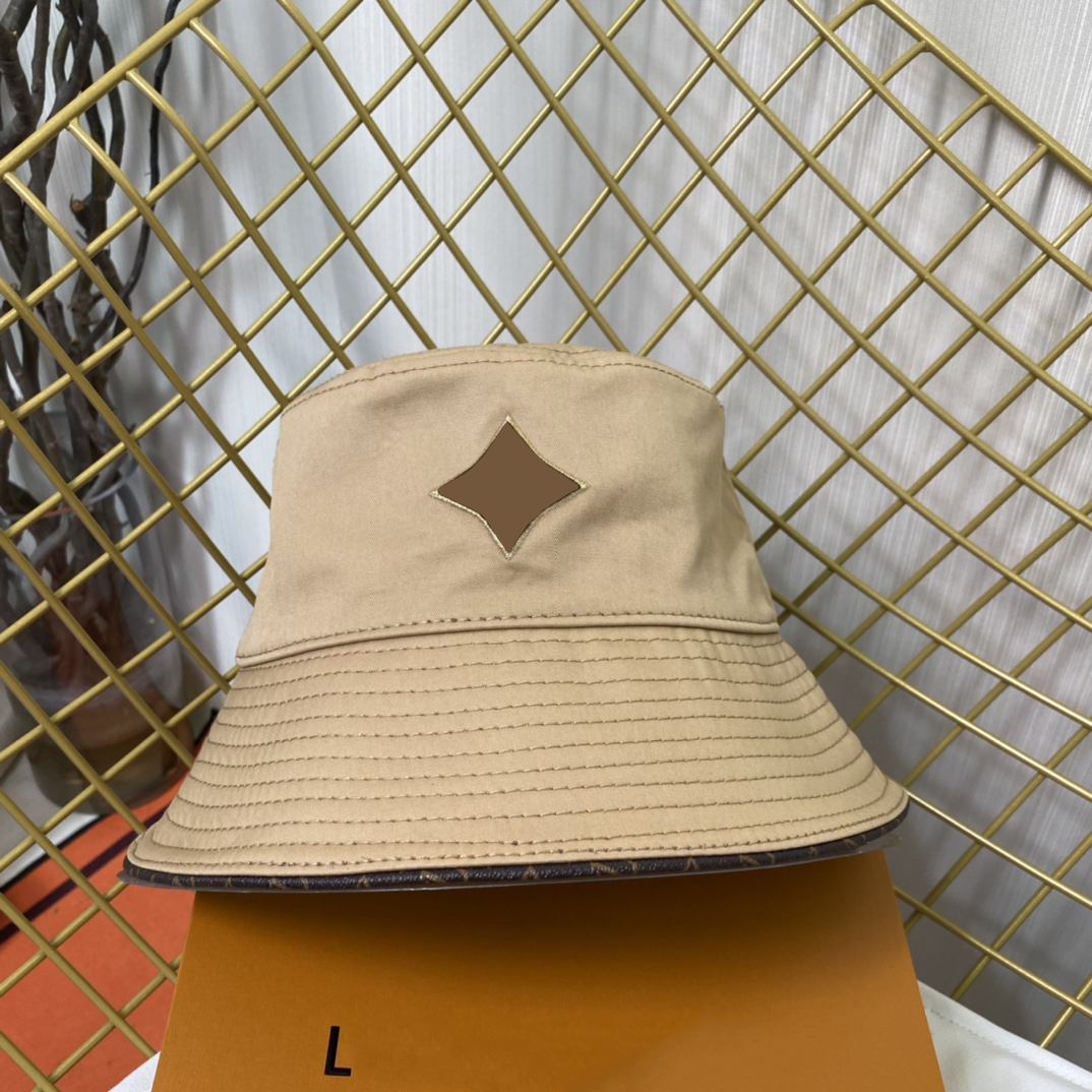 

Bucket hat designer fisherman hat classic old flower style for men and women simple fashion with high quality technology 3 color options very beautiful good nice, No.1