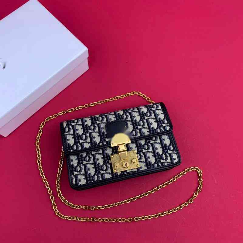 

Top brand design 6601 woman's Letter plaid Oblique Saddle shoulder Chain bag LADY CARO messenger bags Genuine Leather LINGOT BOBBY Quilted Flap Bag