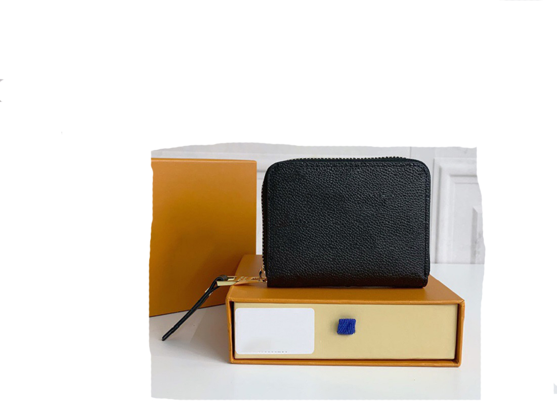 

High Quality Luxurys Designers Purses Wallets Purses Fashion Short ZIPPY Wallet Monogrames Embossing Classic Zipper Pocket Pallas Bag Zip coin Purse, 60067#embossing 3
