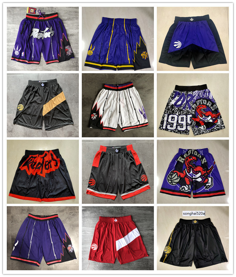

Toronto''Raptors''men Throwback Basketball Shorts pocket''nba''Jersey, Color