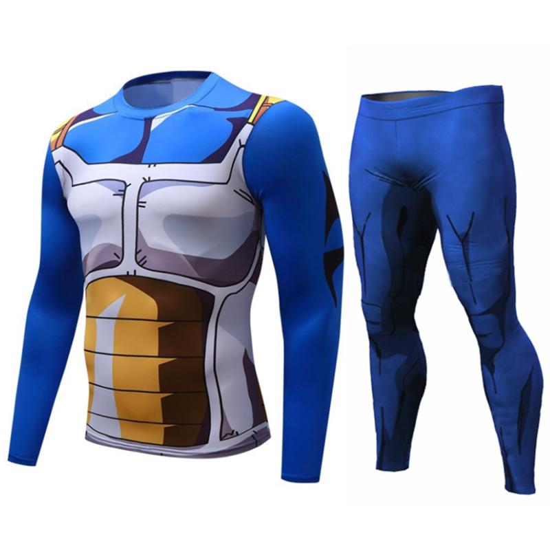 

Men' T-Shirts 20 Colors Compression Tee Shirt Men Anime Costume Vegeta Son Goku Streetwear Fitness Tops Leggings Shorts Sportwear T-shirt, 01
