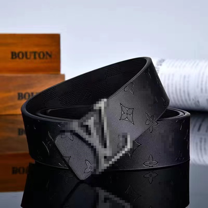 

Men Designers Belts Gold Black Silver Buckle Genuine Leather Classical Belt Highly Quality, High quality belt+gift box