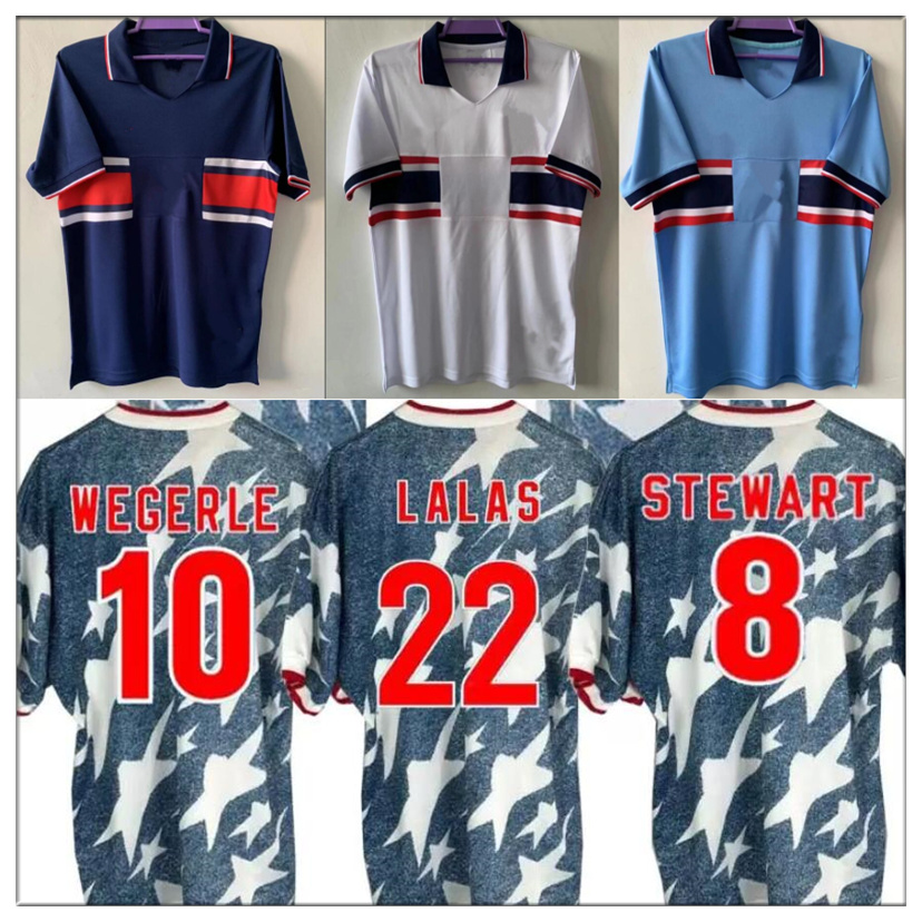

RETRO 1994 1995 1997 classic Away Shirt soccer united states jerseys Wegerle Lalas Ramos Balboa 94 classic football shirts, 1994 away jersey