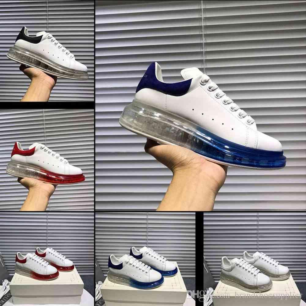 

Top Quality Desinger Shoes Fashion Mens Women Shoe Leather Lace Up Platform Oversized Crystal Bottoms Sne Sneaker''Mcqueens''Alexander'' Xae