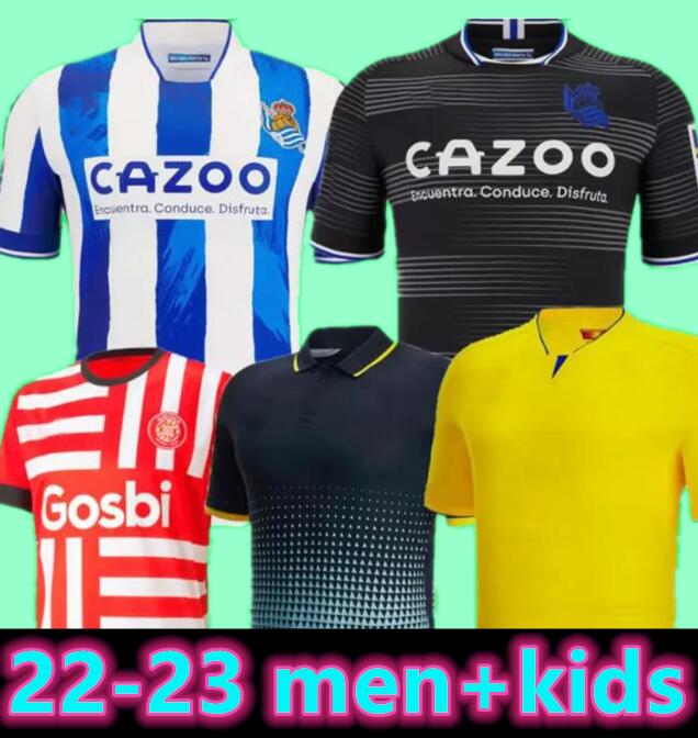 

Real Sociedad 2022 2023 Cadiz Girona Soccer Jersey OYARZABAL alex Lozano DAVID SILVA Football Shirt JUANMI 22 23 Carlos Fernandez camiseta de futbol Men kit kids, Real sociedad home