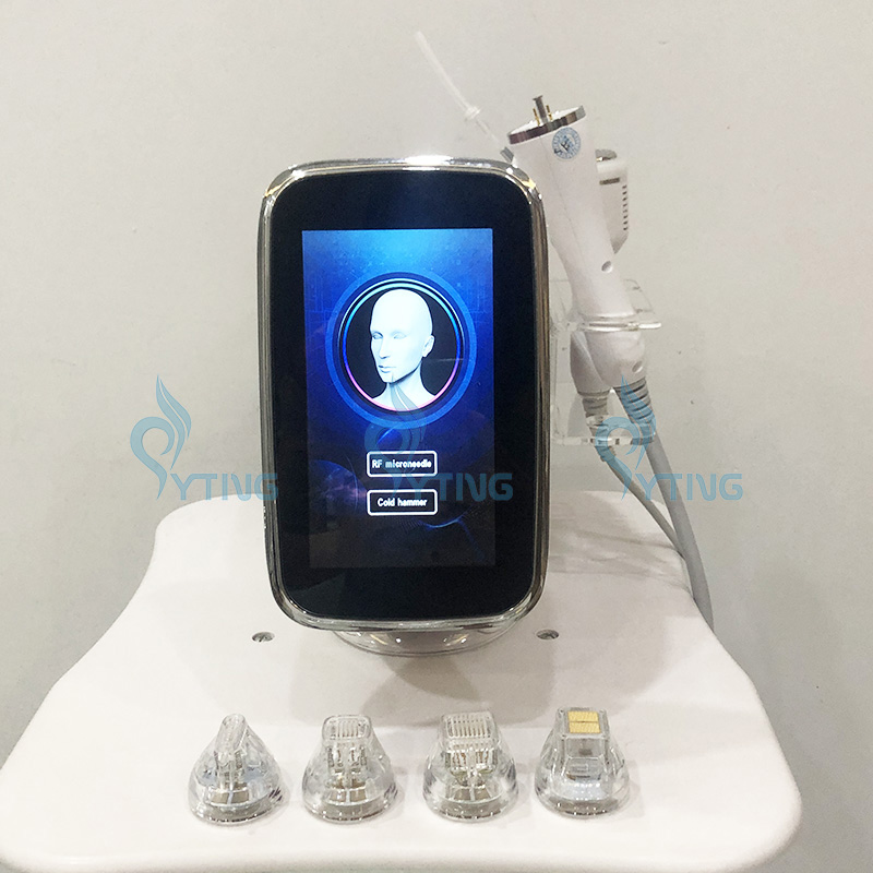 

Microneedling Radio Frequency RF Fractional Machine with Cold Hammer Anti Wrinkle Acne Removal Face Lifting Stretch Marks Removal