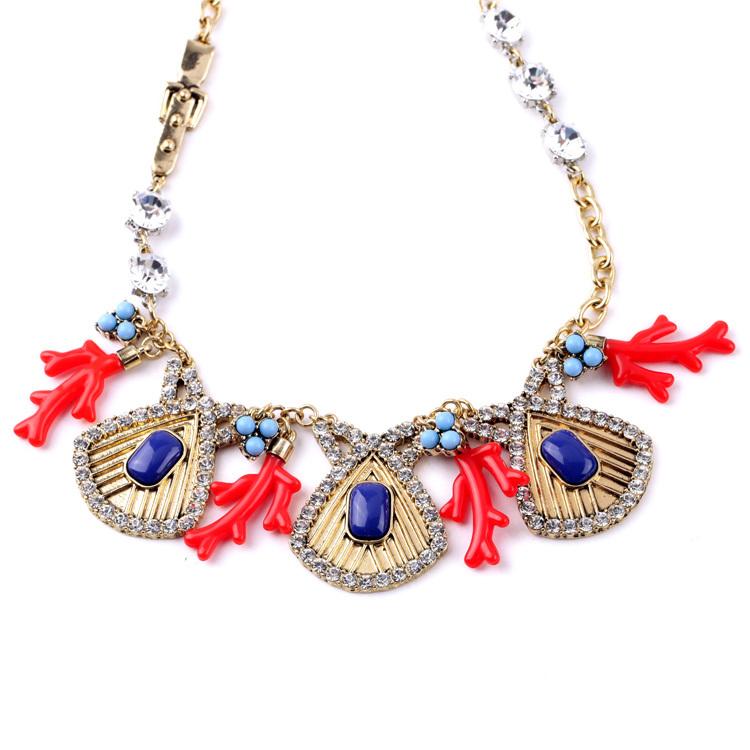 

Pendant Necklaces Arrival Wholesale Retail Ladies Sports Leisure Acrylic Branch Boho NecklacePendant