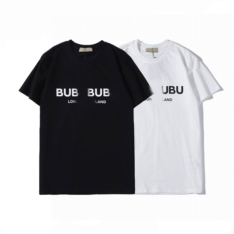 

2022 Famous Brand Mens High Quality Cotton T Shirt Letter Print Round Neck Short Sleeve Black White Fashion Men Women Summer Streetwear Tees Tops Size M-L-XL-XXL-XXXL